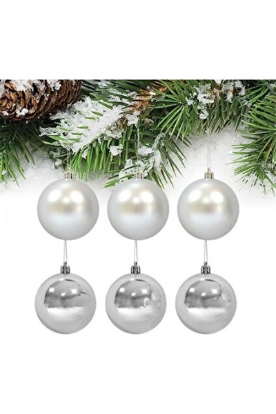 ASPARTAM Christmas Tree Ornament 6-Piece 4 cm Balls