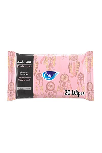 FINE Wet Wipes Soft on Skin Gardenia