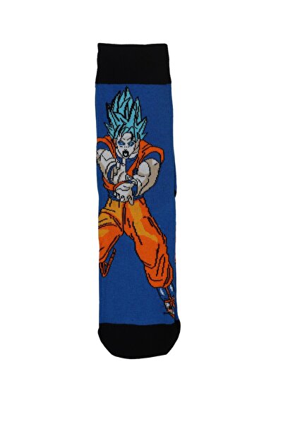 Fuddy Moda Șosete colorate cu model Dragon Ball personaj Goku Anime