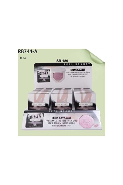 real beauty One piece of Kilowatt Light in soft pink for instant freshness and lasting radiance.