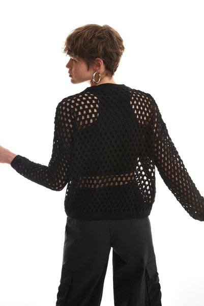 Butik Didem Sakinci Lace-Like Knit Soft Textured Knitwear