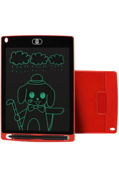 mucit home Kız Çocuk Kırmızı Tablet + Erkek Çocuk Yeşil Tablet 2 ADET Digital Çocuk Yazı Çizim Table