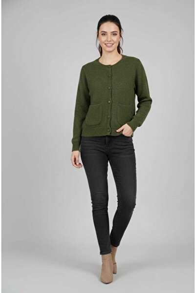 Cockatoo Knitted Cardigan with Coated Buttons