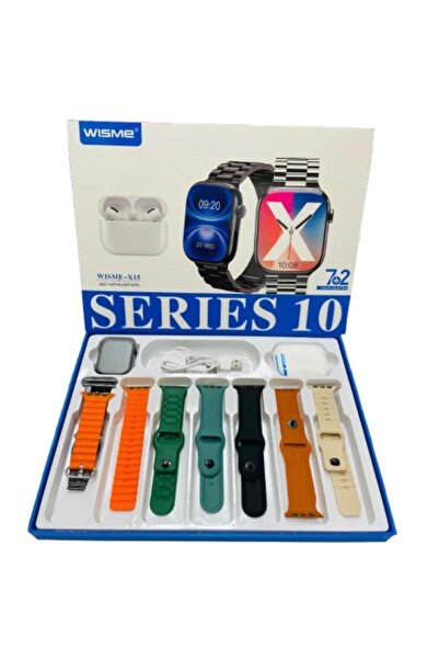 Alim WISME-X15 Watch with Earpod AMOLED 7 Bands Fitness Bluetooth Heart Rate Sports for all phone