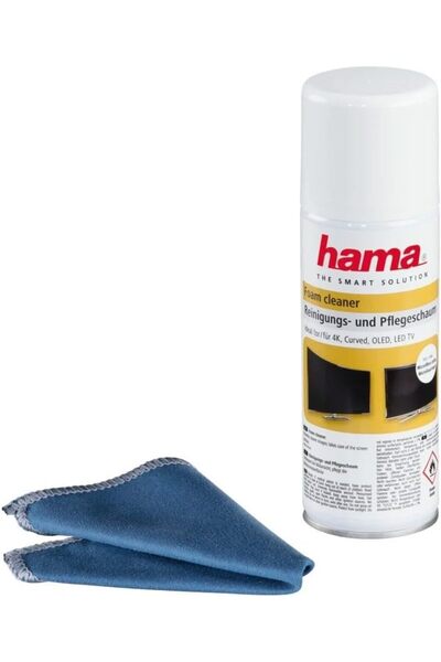 Hama Cleaning & Care Foam 200 ml with Microfibre Cloth