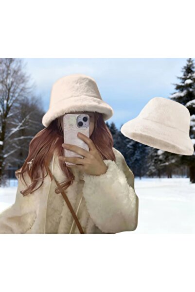 aseh shop قبعة دلو من ريش البجع