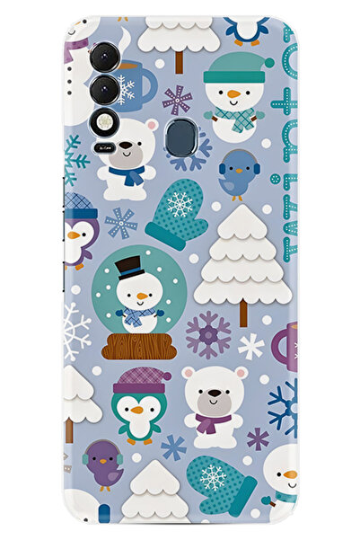 TECNO غطاء حماية Spark 8T منقوش مطبوع عالي الحماية للعام الجديد، غطاء سلسلة ع...