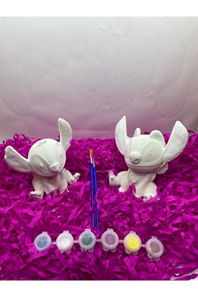 ÇAĞLA SANAT ATOLYESİ SİTİTCH VE ANGEL TAŞ BOYAMA SETİ 15 CM