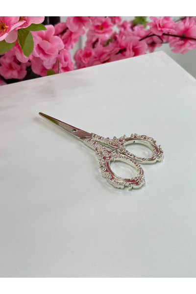 Ky home Nakışlı Söz Makası – Gümüş Renk