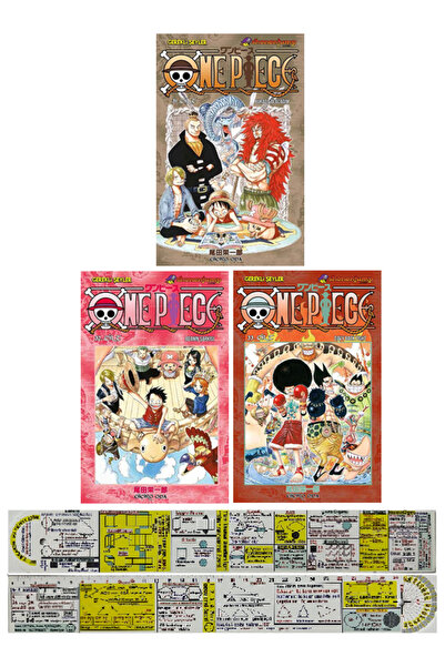 Gerekli Şeyler Yayıncılık One Piece 31-32-33. Ciltler Manga Seti + Özel Cetvel
