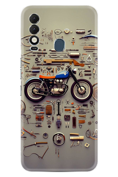 TECNO Spark 8t Case Patterned Printed High Protection Efex Series Cover Stk-1...