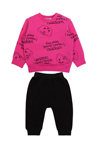 MODJEANS Set de imbracaminte pentru fetite MODJEANS, 2 piese, imprimeu ursule...