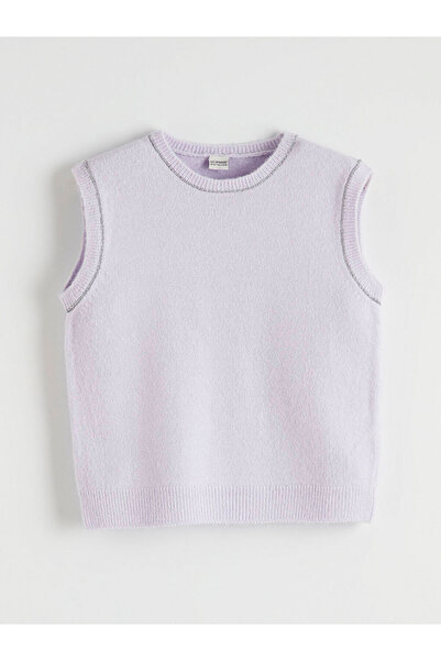 LC Waikiki Lcw Kidslila Glitter Detailed Knitwear Girls' Sweater