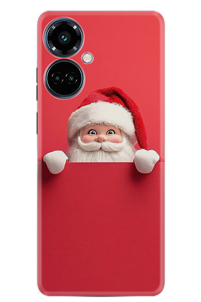 TECNO غطاء حماية لهاتف Camon 19 Pro بتصميم السنة الجديدة ونقوش عيد الميلاد-16...