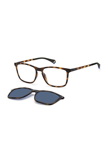 Polaroid Rectangular Sunglasses for Men with UV Protection - Pld 6139/Cs Hvn 55