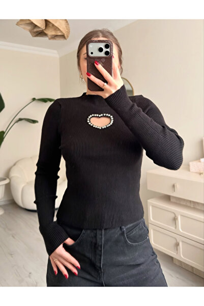 jöns since 1997 Pulover pentru femei Stoned Heart decoltat material elastic material reiat