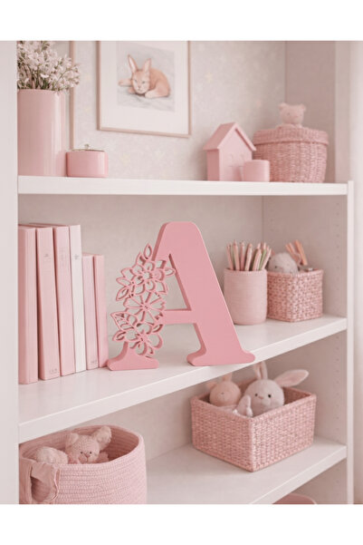 Kafs Store Bebek-Çocuk Odası İçin Dekoratif Harf-İsim ve Oda Dekoru-Raf & Mas...