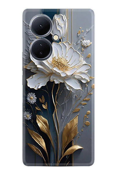 Arvencase غطاء حماية لهاتف فيفو V29 لايت من سلسلة Efex مطبوع ذو نمط مميز stk-...