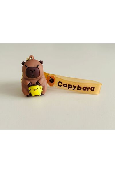KAYLANIN DÜNYASI Capybara Figured Keychain Gift for a Friend, Birthday Gift Cute Keychain