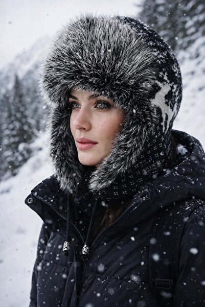 LAGRANZE Ice Wind Women's Alpaca Headgear