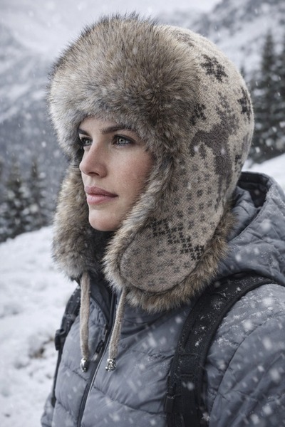 LAGRANZE Ice Wind Women's Alpaca Headgear