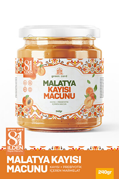 green card 81 İlden Malatya Kayısı Macunu