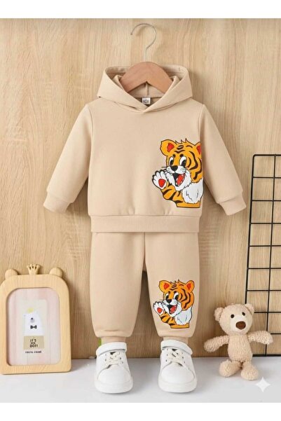 Nice Clothes Set trening pentru copii cu glugă UNISEX (TIGRUL DRĂGUȚ)