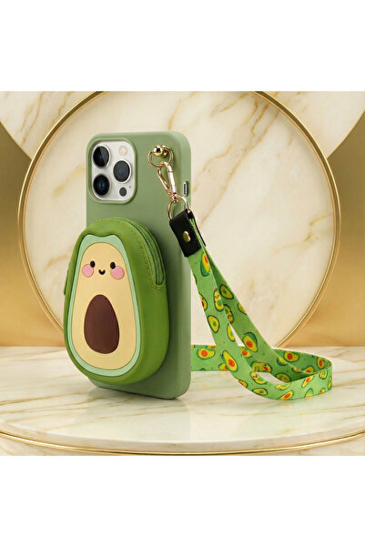 OSG İphone 13 Pro Max Uyumlu Çantalı ve Boyun El Askı Aparatlı 3 Boyutlu Dese...