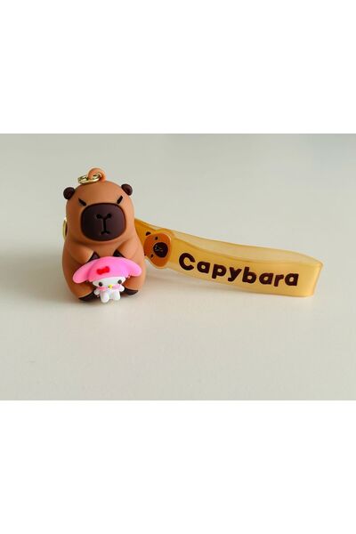 KAYLANIN DÜNYASI Capybara Figured Keychain – Gift, Gift for a Friend, Birthday Gift, Cute Design