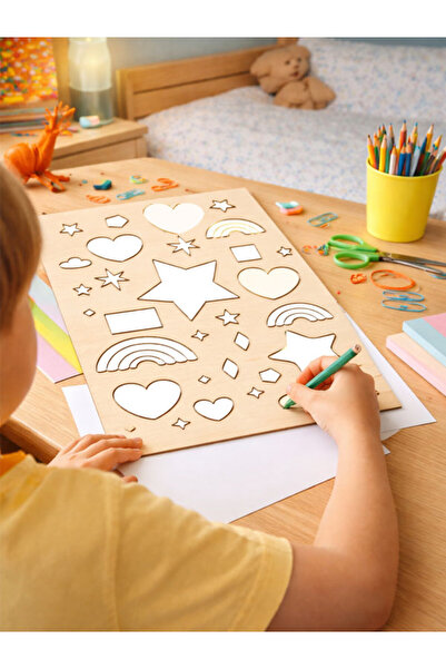 cermatech Şekiller Lazer Kesim Çizim Şablonu