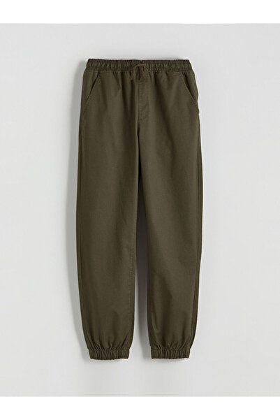 LC Waikiki Pantaloni jogger pentru băieți LCW KidsHaki cu talie elastică