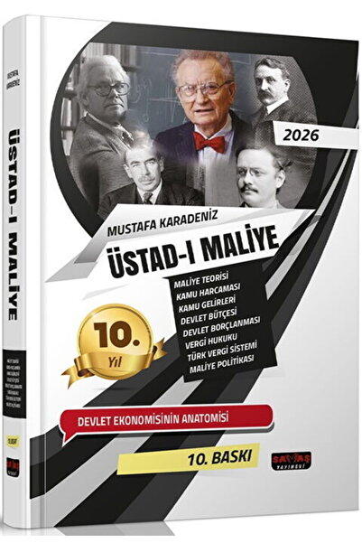 Savaş Yayınevi Savaş Yayınları 2026 KPSS A Grubu Üstadı Maliye Konu Anlatımlı