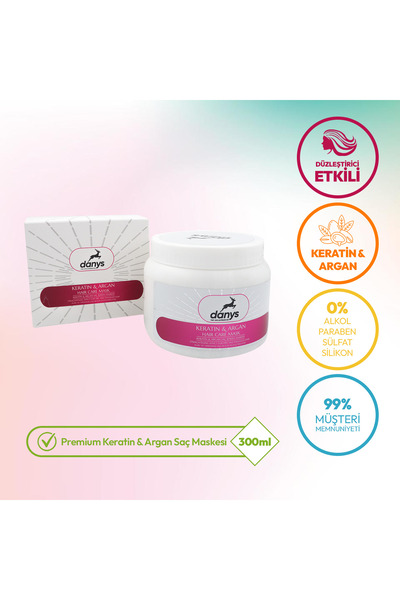 DANYS KERATİN & ARGAN SAÇ BAKIM MASKESİ