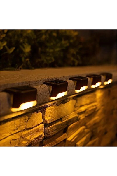 BRF MkBeykoz Güneş Enerjili Basamak Işıkları Led Solar Güneş Enerjili, Merdiven,, Bahçe, Balkon ve Çit L