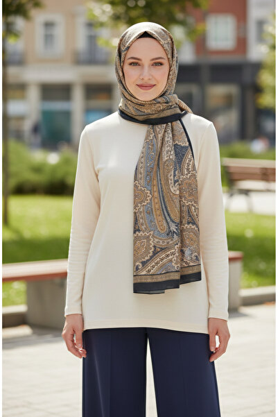 My Scialle Retro Desen Pamuk Şal