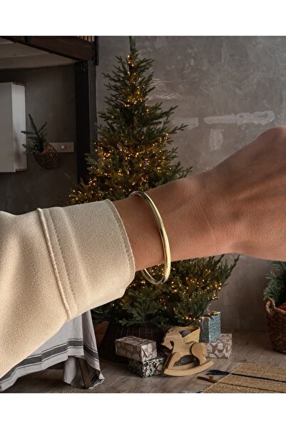 xUPING 14K Renginde Ajda Yuvarlak Kelepçe