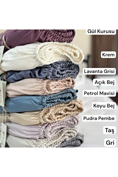 Pamuk Saten Lastikli Çarşaf