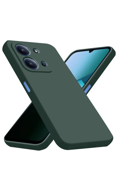 NewFace Lvsqvr Xiaomi Redmi 15C 4g Nano Inside Velvet Silicone - (03911) Dark Green