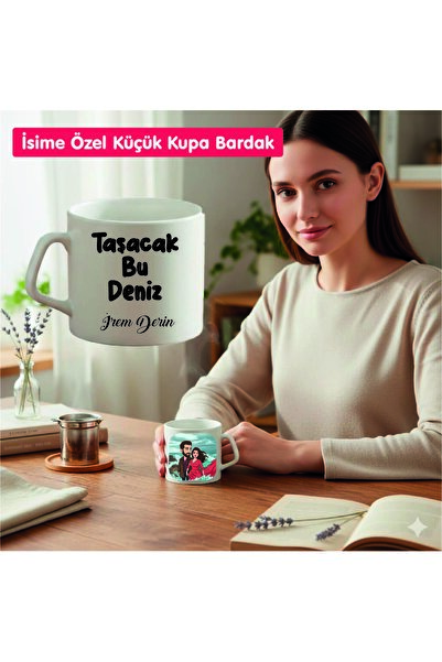 DKDZ SHOP Taşacak Bu Deniz (İSİME ÖZEL) KUPA BARDAK