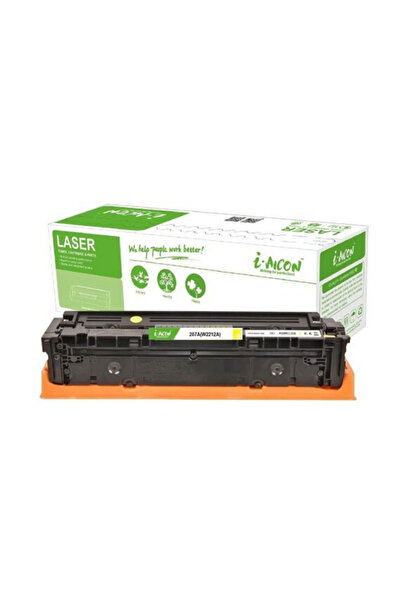 I-AICON Compatible Laser Toner Cartridge Yellow W2212A 207A HP LaserJet Pro M255 M282 M283 1600 Pages