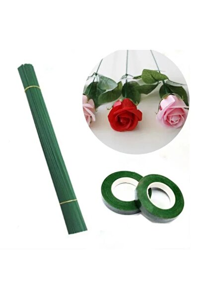 DAYBAG Yapay Çiçek Sapı Teli Çiçek Çubuğu Şönil için Çiçek Malzemesi 10 Adet ...