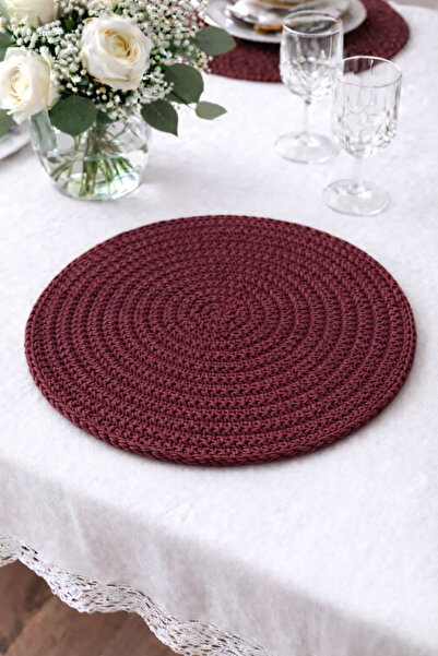 TOM COMPANY Kağıt İp Amerikan Servis-Supla-2'li (36 cm)-Bordo