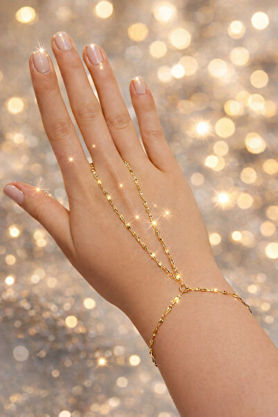 ALYA Altın Işıltı Zarif Şahmeran Bileklik