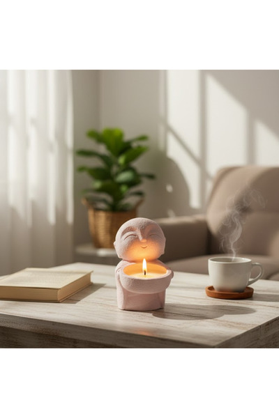 Fiyera Home Zen Keşiş Mumluk Şamdanlık