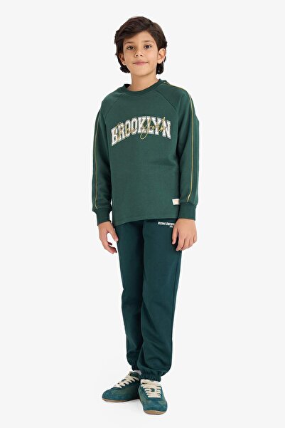 DeFacto Boy's Elastic Waist Printed Sweatpants G6372A826Sp