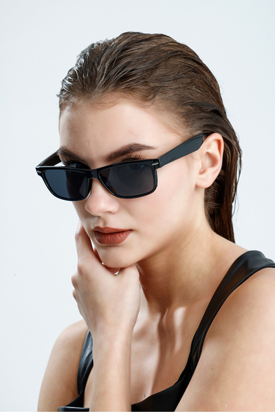 miii Daily Day Night Unisex Black Sun Glasses Uv Protection