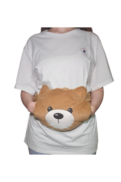 K-LAY bele sarılan cepli peluş ayı sıcak su torbası 600 ml