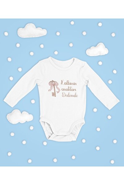 SEVBANO مفتاح قلبي موجود لدى جدي! بدلة قطنية مطبوعة بأكمام طويلة للجنسين مع أ...