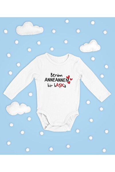 SEVBANO My Grandma Is Another Written Cotton Soft Unisex Snap-On Long Sleeve ...