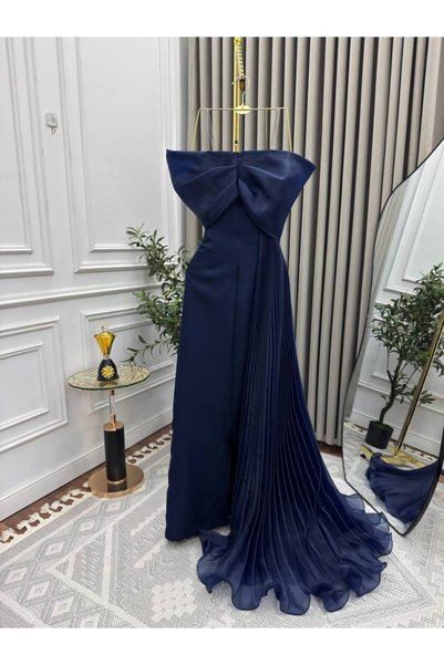 leen fashion فستان نسائي كحلي